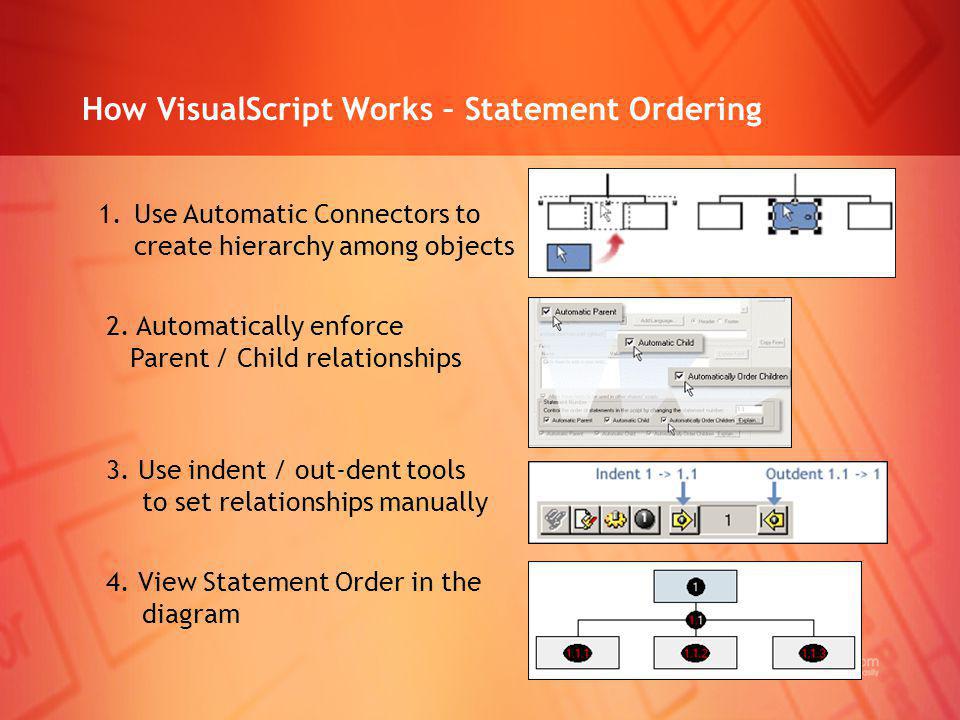 How VisualScript Works – Statement Ordering