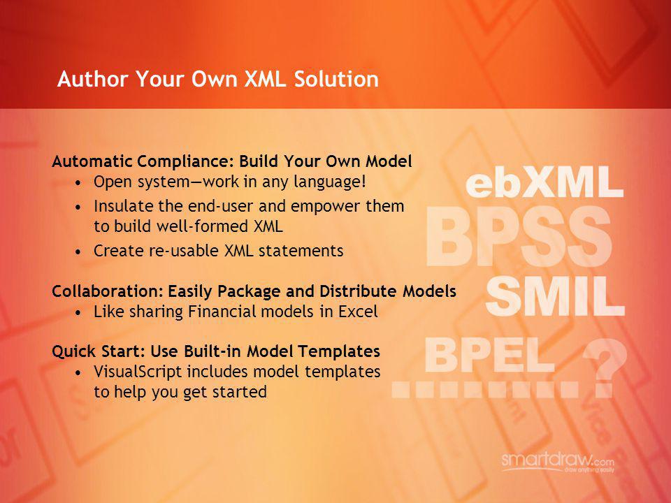 Author Your Own XML Solution