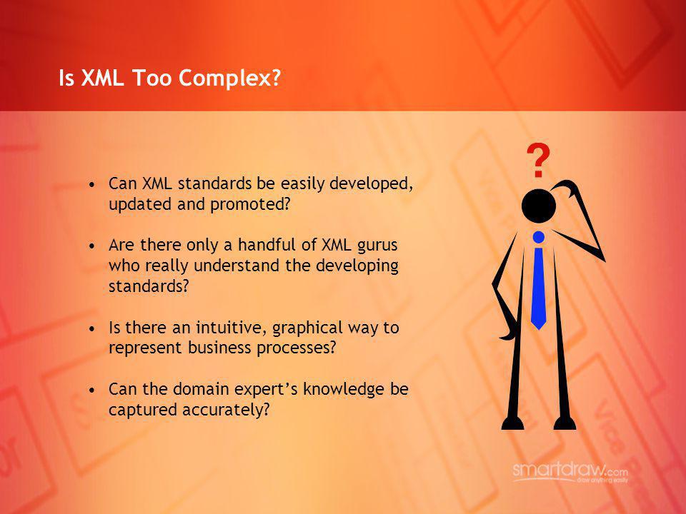 Is XML Too Complex Can XML standards be easily developed, updated and promoted