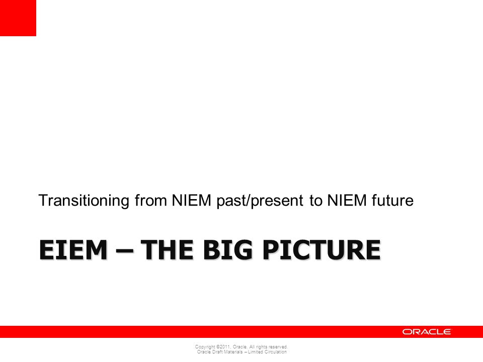 Transitioning from NIEM past/present to NIEM future
