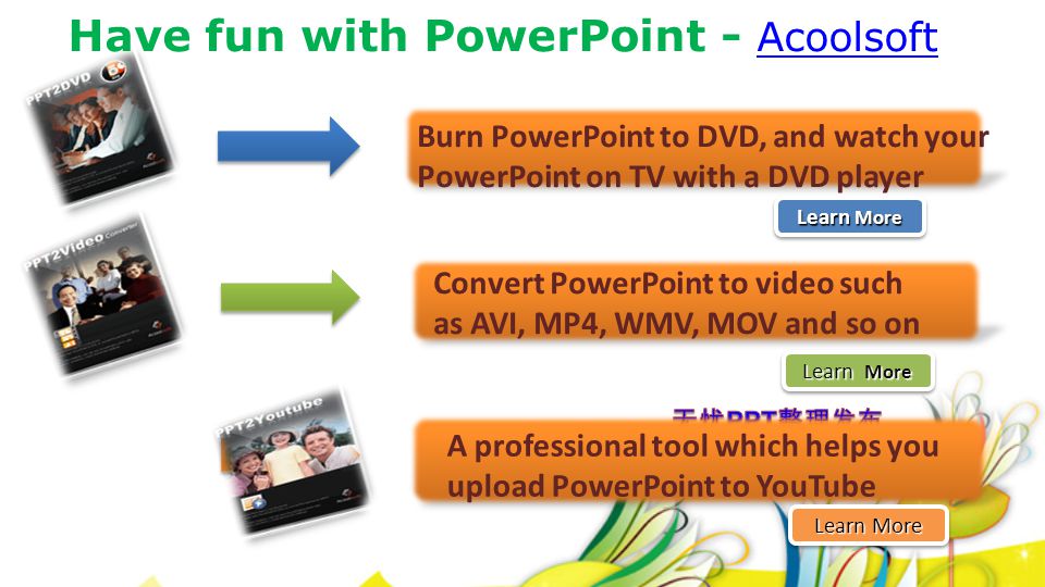 Have fun with PowerPoint - Acoolsoft