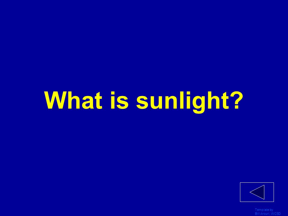 What is sunlight Template by Bill Arcuri, WCSD