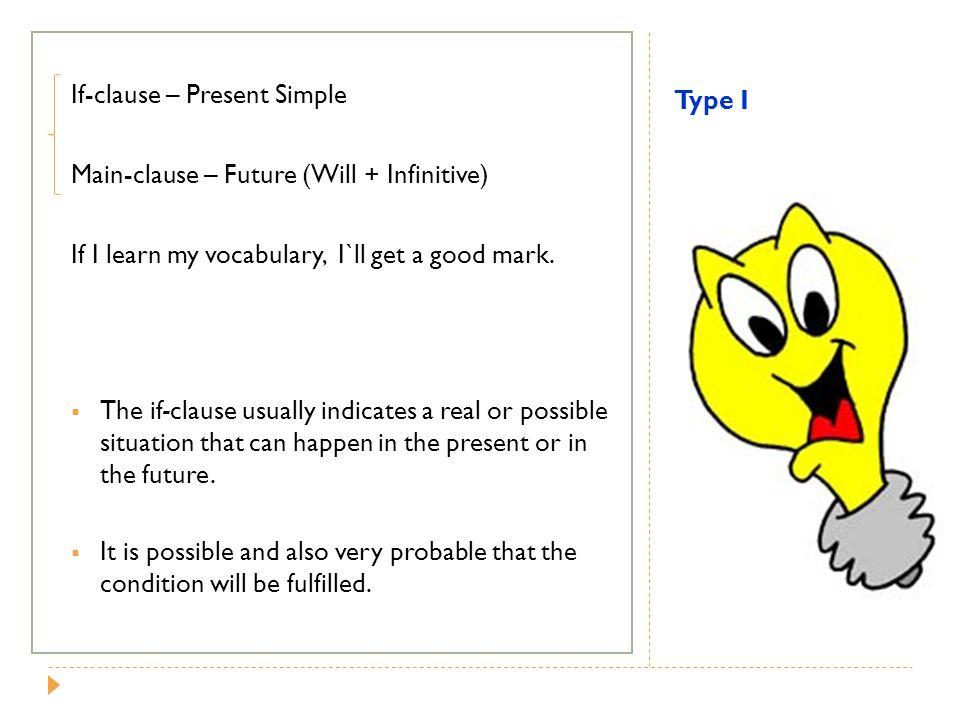 If-clause – Present Simple