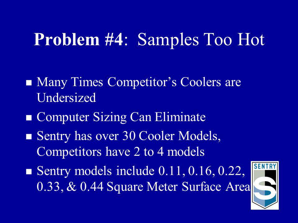 Problem #4: Samples Too Hot