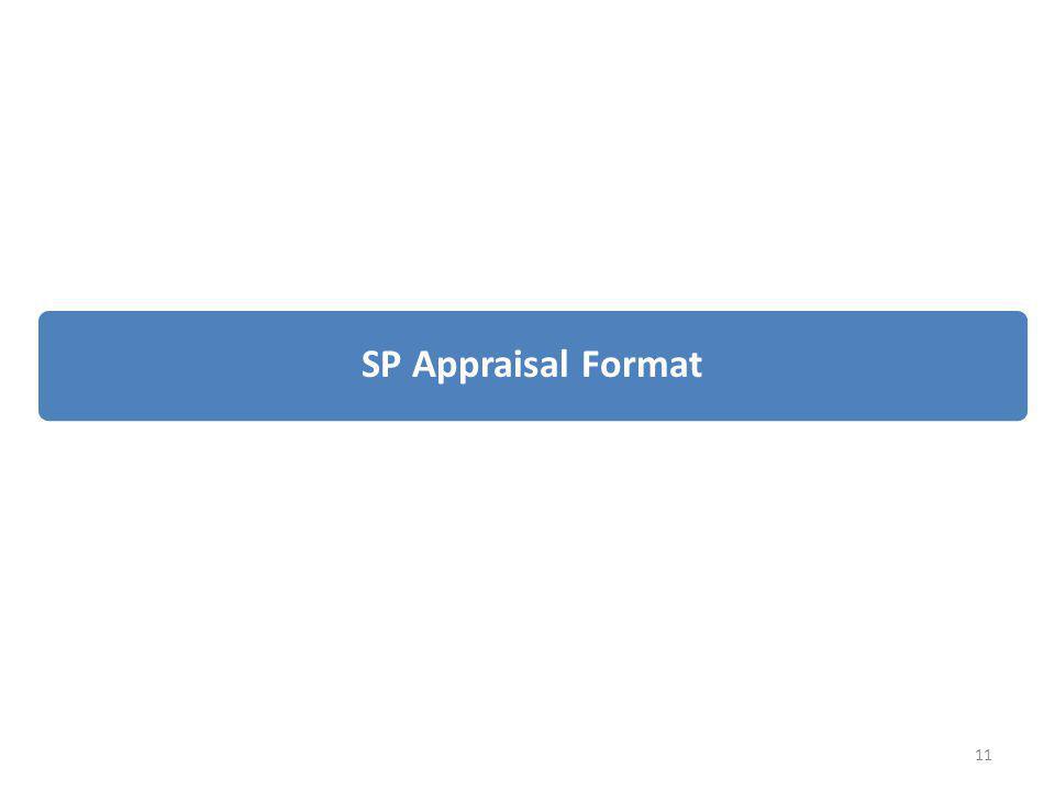 4/6/2017 SP Appraisal Format