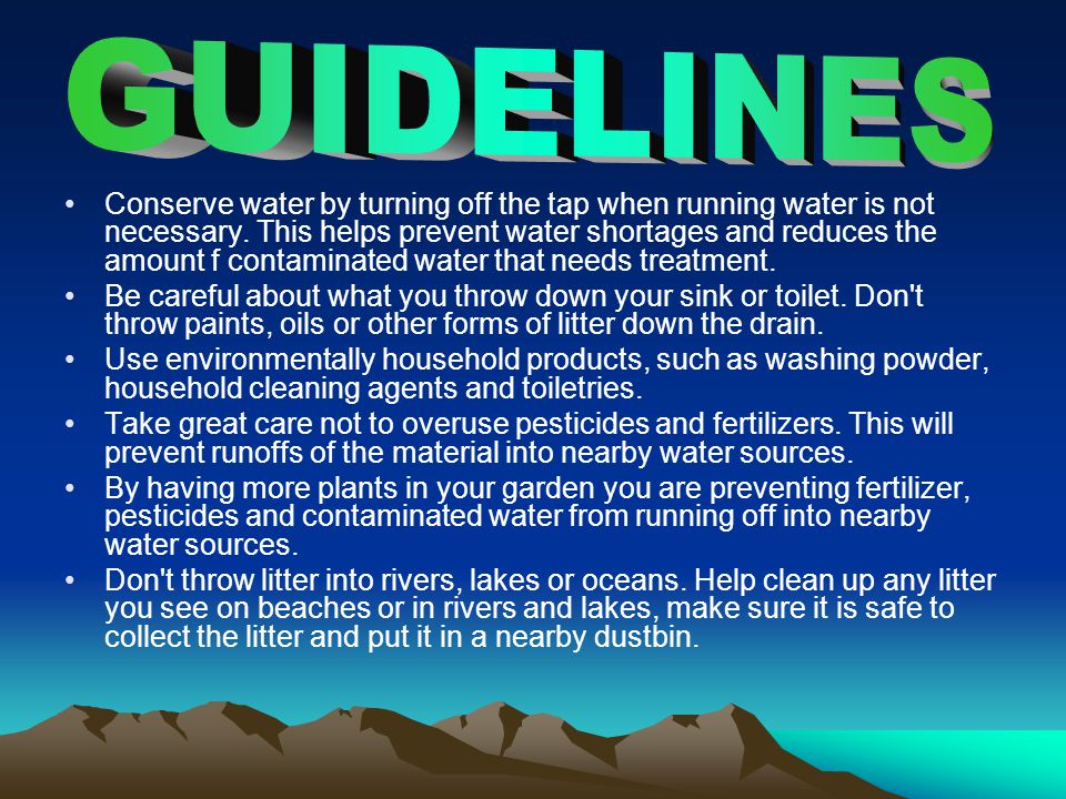 GUIDELINES