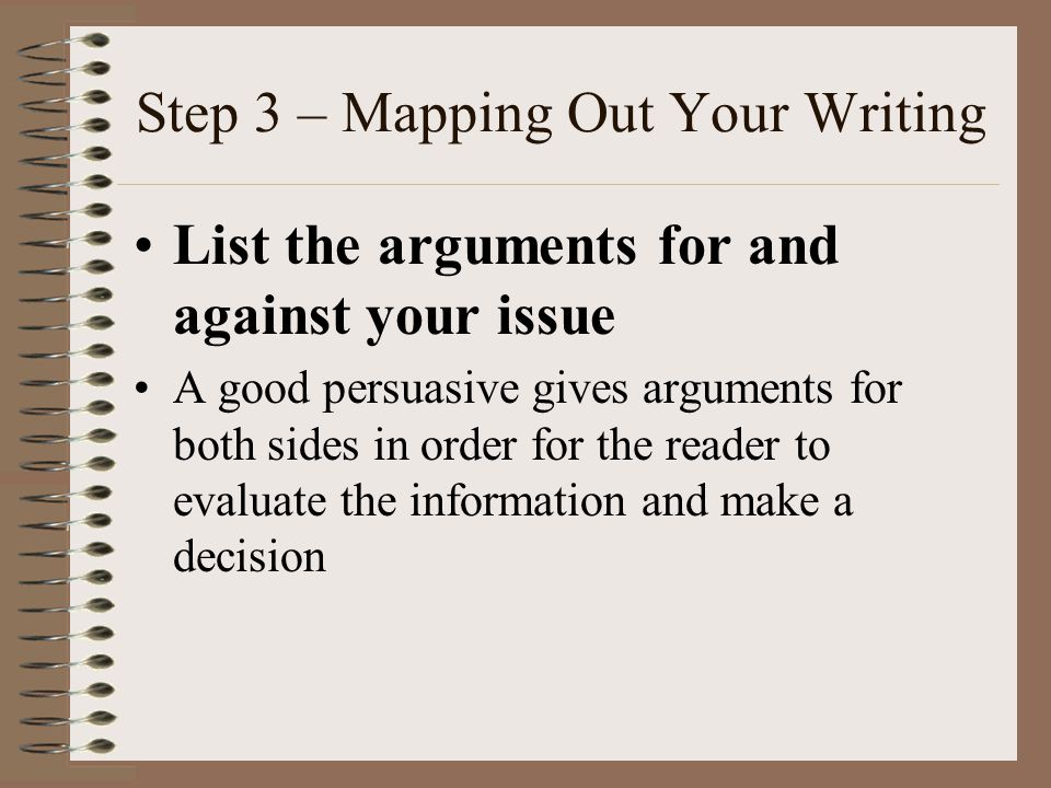 Step 3 – Mapping Out Your Writing