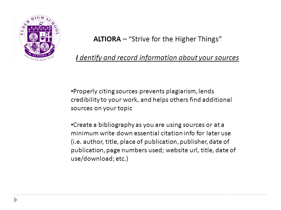 ALTIORA – Strive for the Higher Things