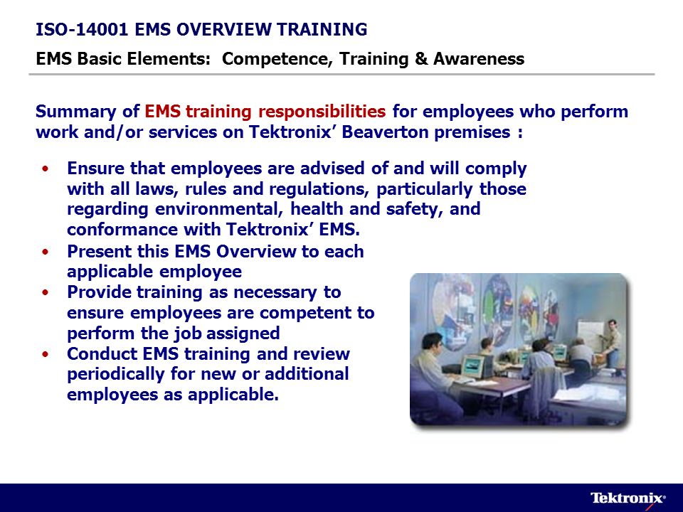 ISO EMS OVERVIEW TRAINING