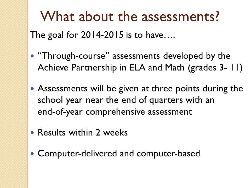ELA Assessment: Mode of Administration