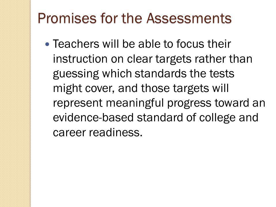The assessments will include challenging performance tasks and innovative, computer-enhanced items that elicit complex demonstrations of learning and measure the full range of knowledge and skills necessary to succeed in college and 21st-Century careers.