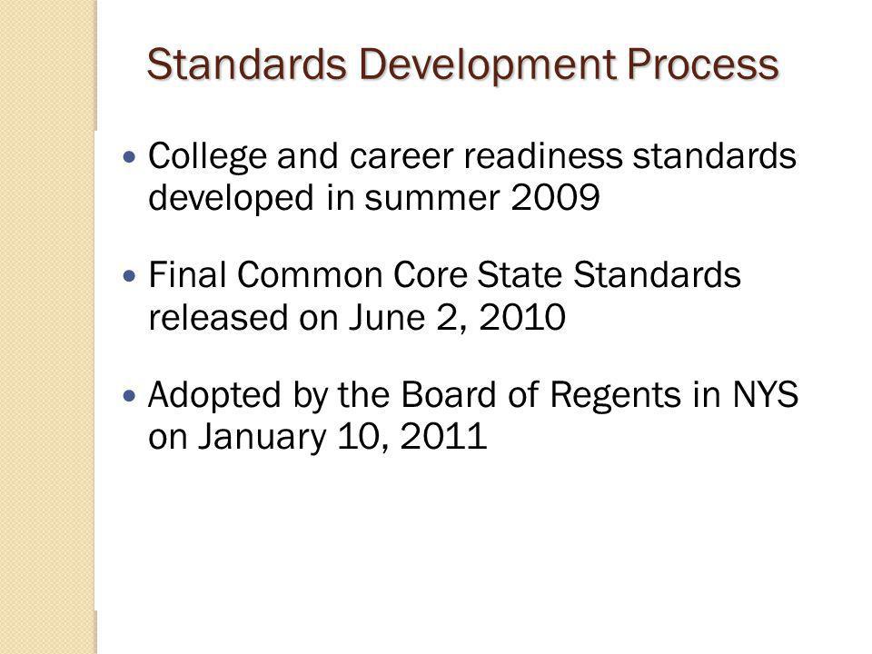 What are the Common Core State Standards (CCSS)