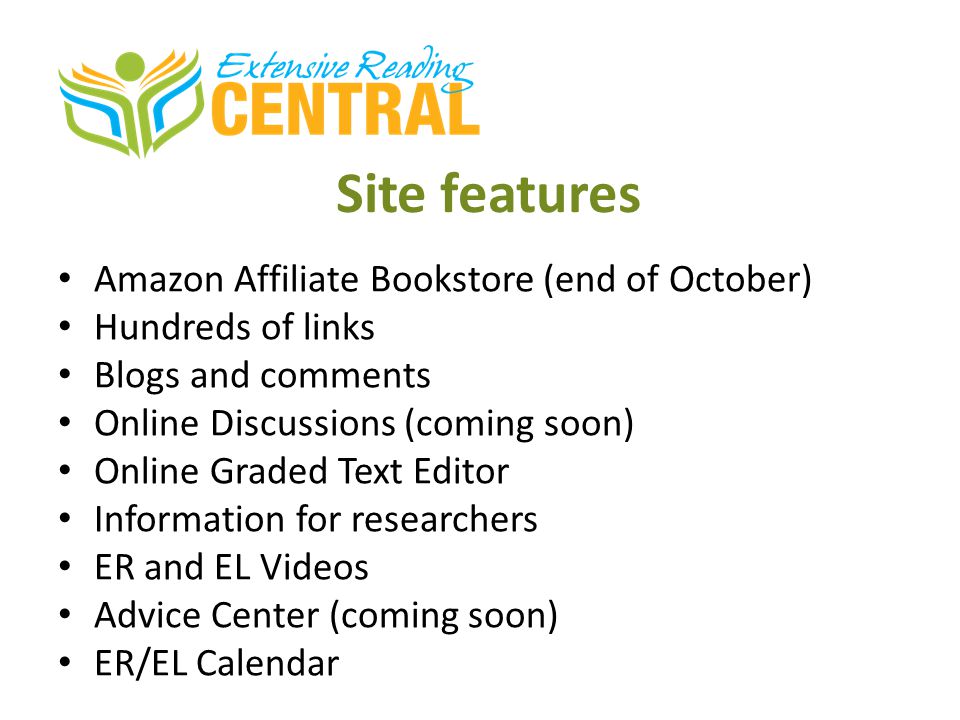 Site features Amazon Affiliate Bookstore (end of October)