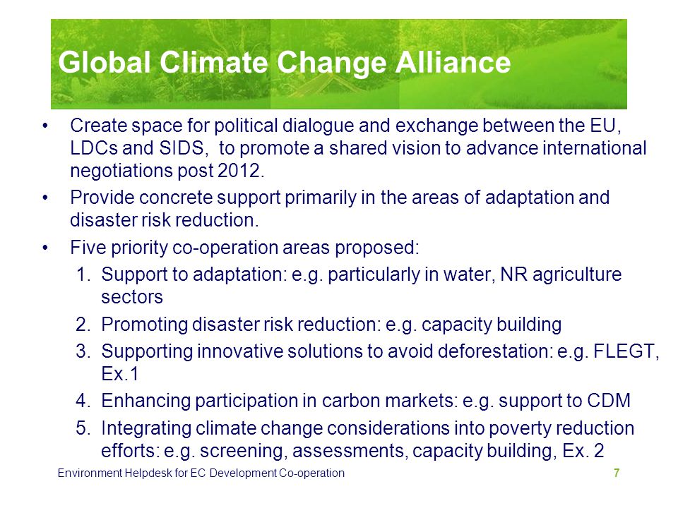 Global Climate Change Alliance