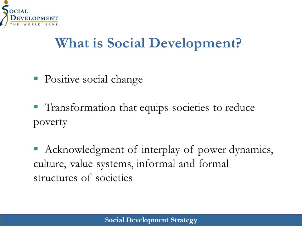What is Social Development