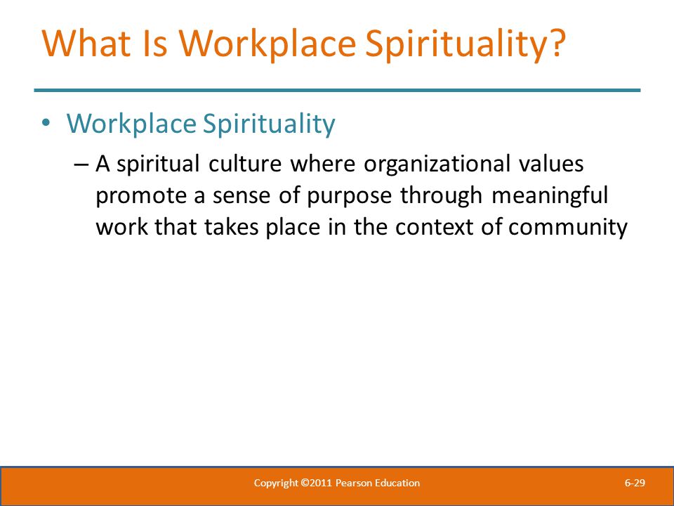 What Is Workplace Spirituality