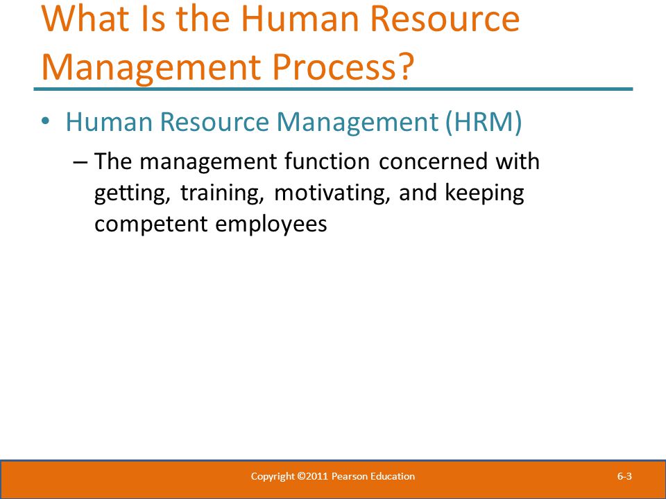 What Is the Human Resource Management Process