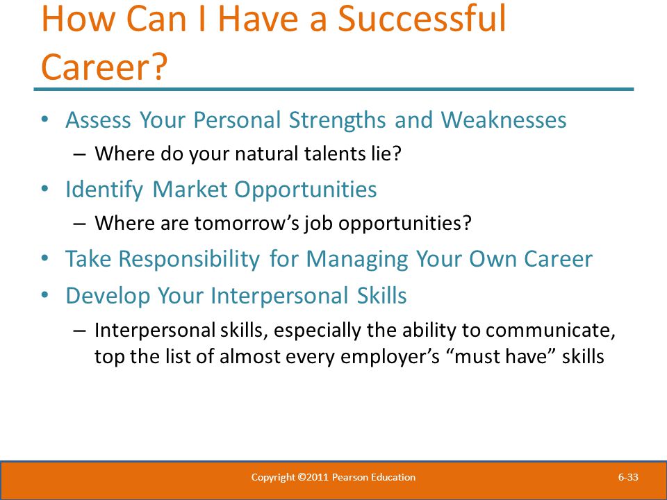 How Can I Have a Successful Career
