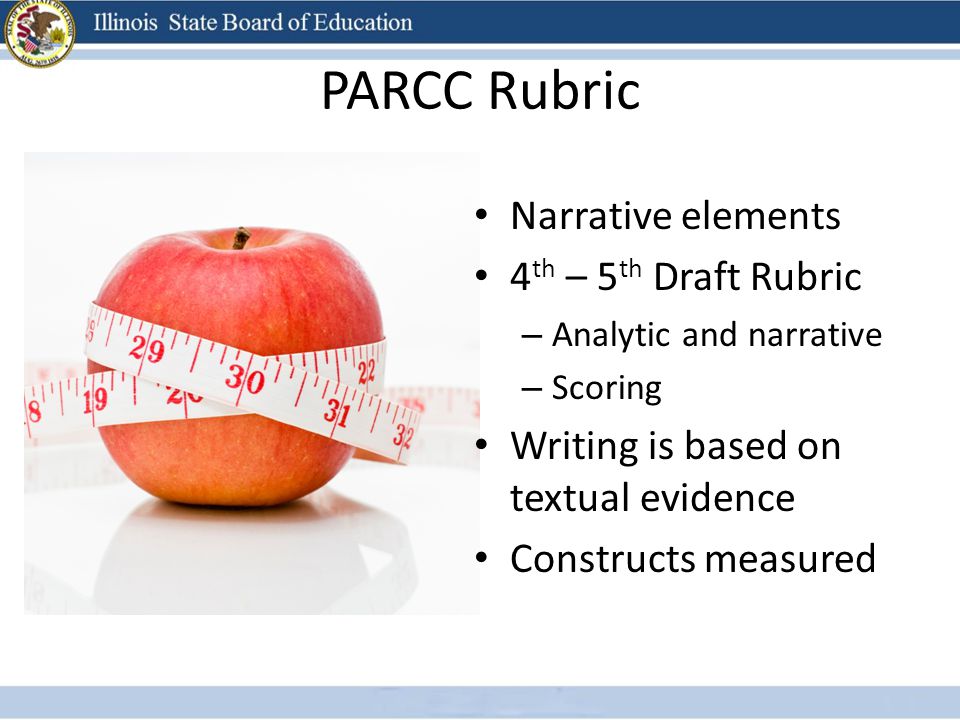 PARCC Rubric Narrative elements 4th – 5th Draft Rubric