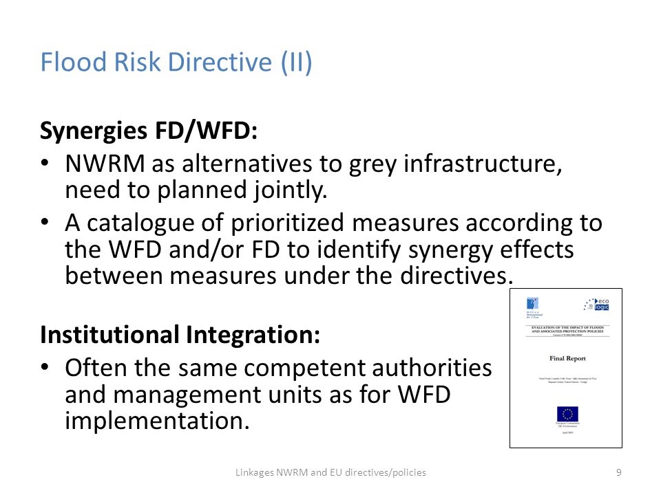 Flood Risk Directive (II)