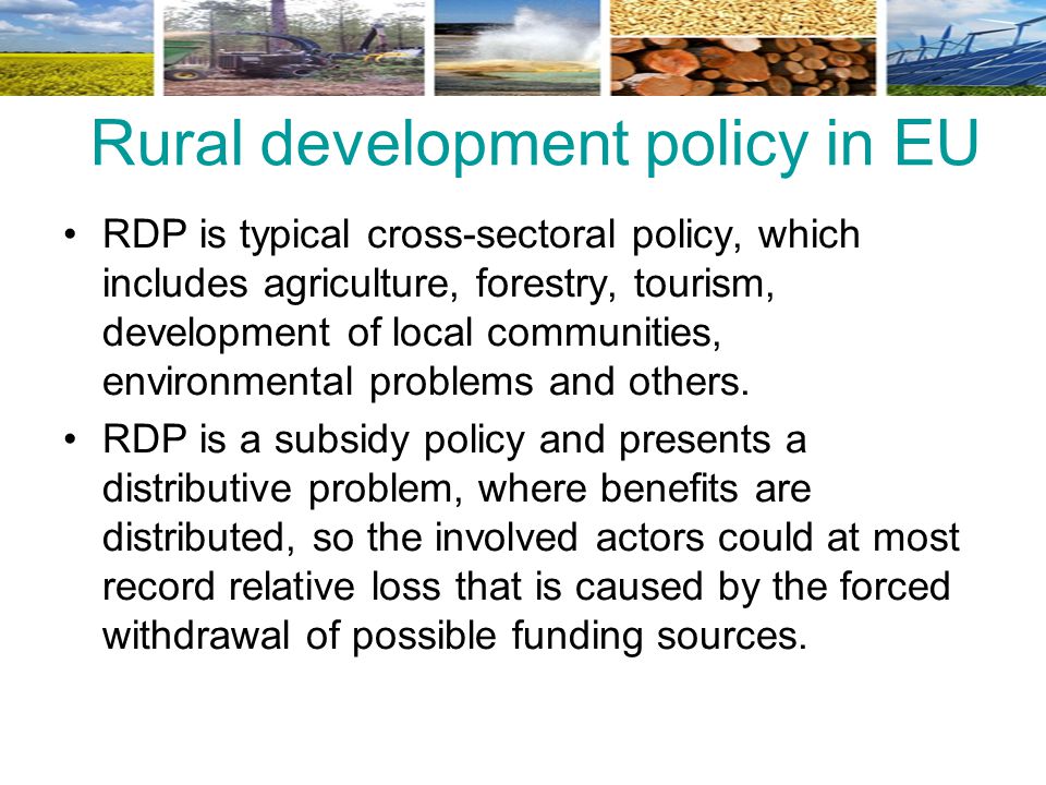 Rural development policy in EU