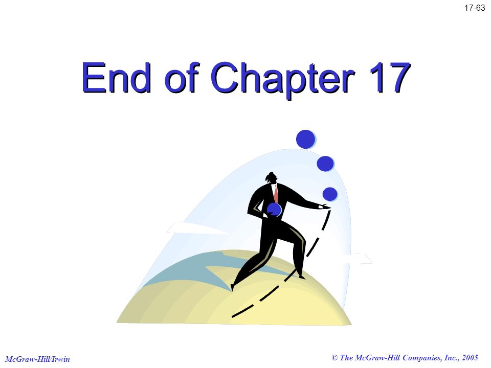 End of Chapter 17