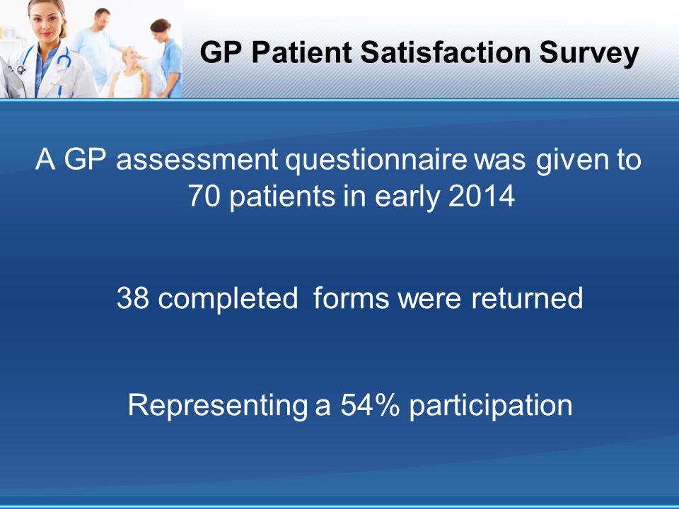 GP Patient Satisfaction Survey