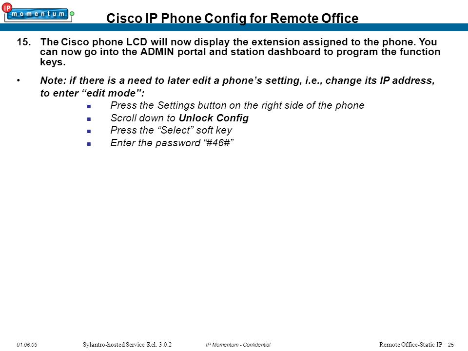 Cisco Ip Phone Provisioning Guide Sylantro Hosted Service Release 3 Ppt Download