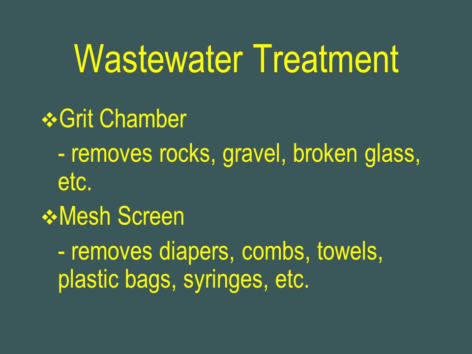 Wastewater Treatment Grit Chamber