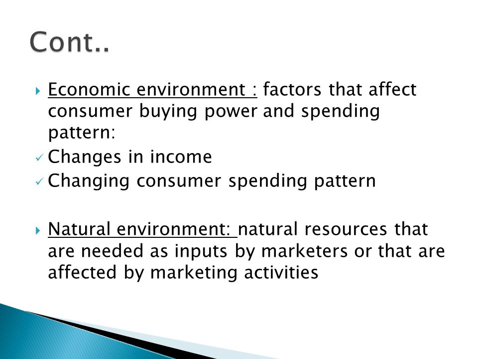 factors that affect consumer spending
