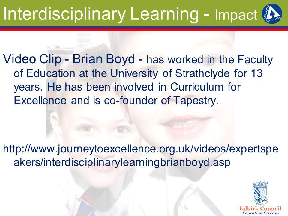 Interdisciplinary Learning - Impact