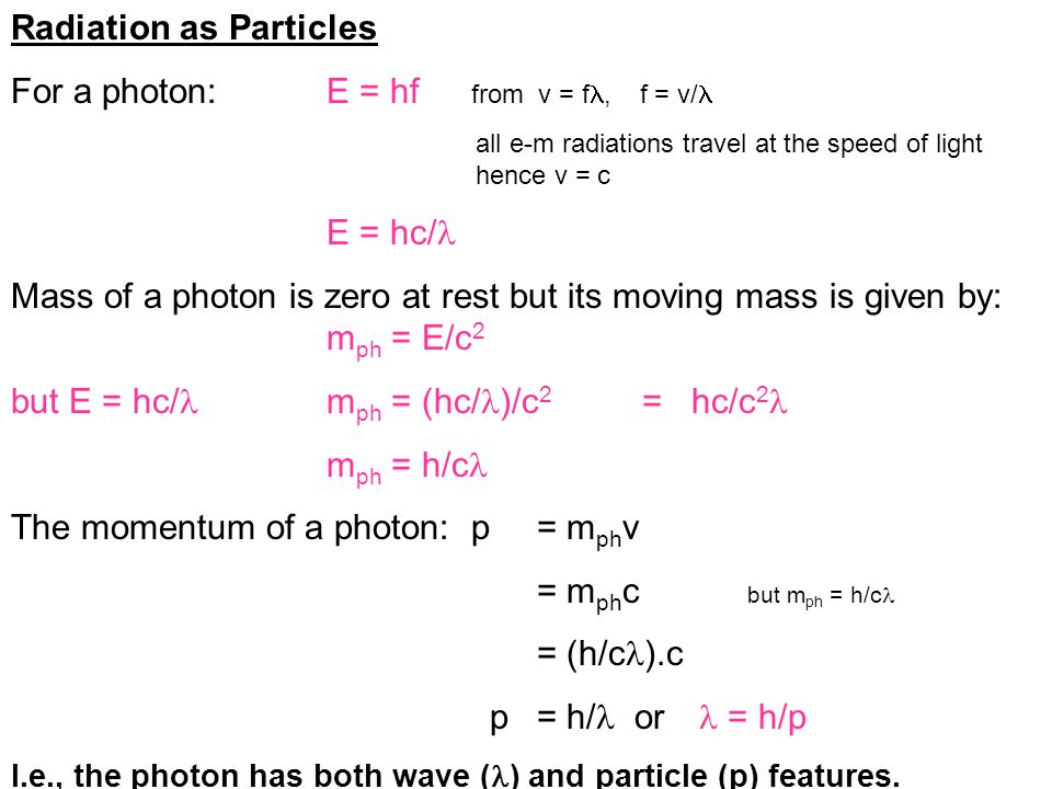 Wave Particle Duality Ppt Download