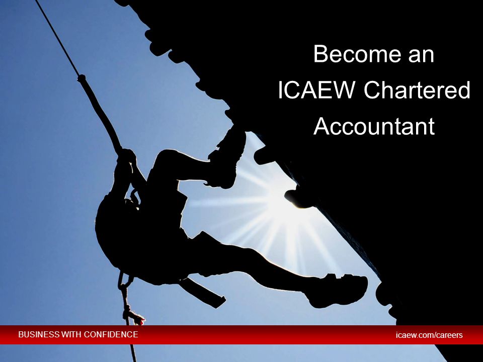 Become an ICAEW Chartered Accountant