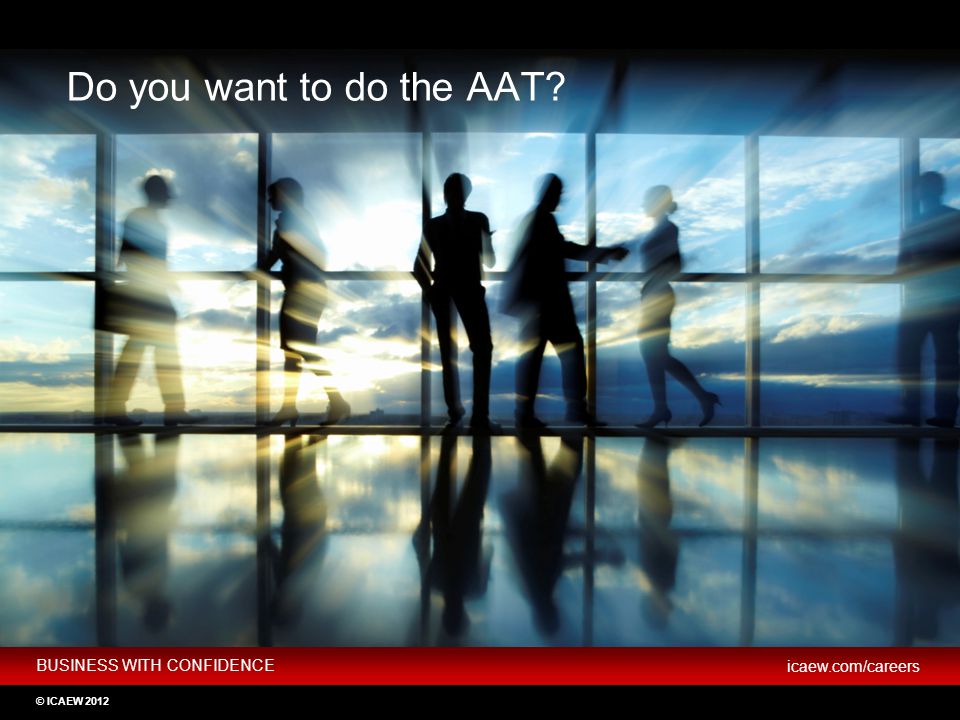 Do you want to do the AAT If you don’t want to go to university, you can choose to do the AAT qualification which can lead to the ACA.