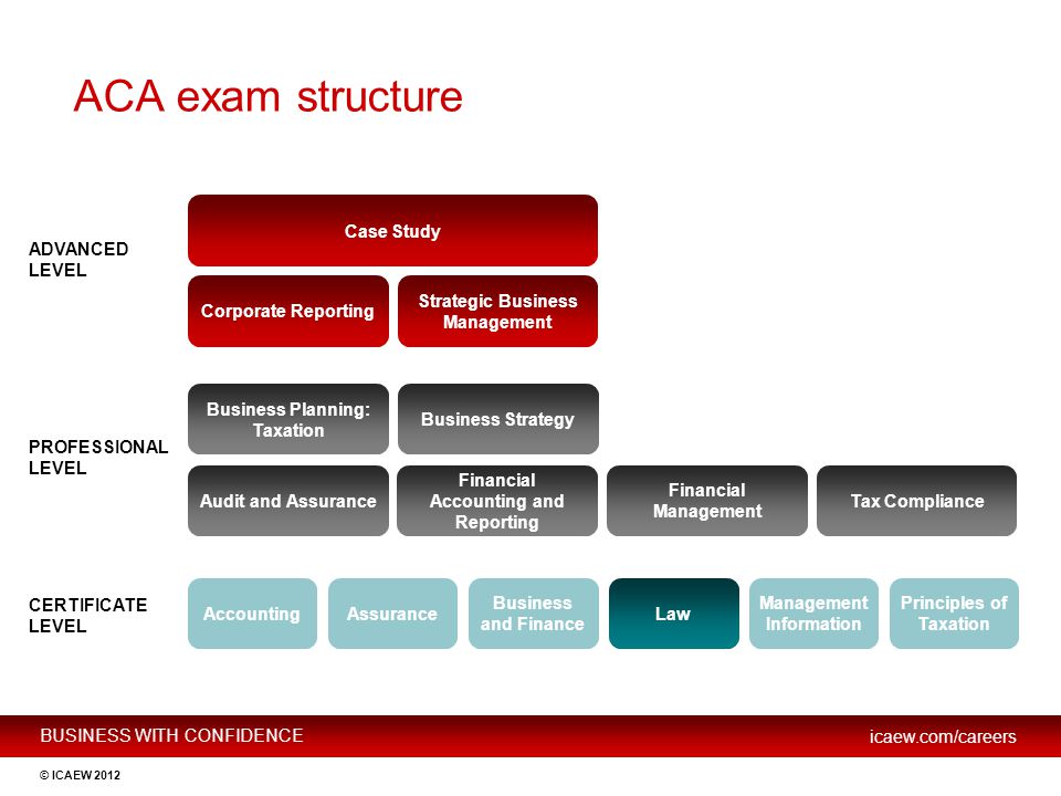 ACA exam structure Case Study ADVANCED LEVEL Corporate Reporting