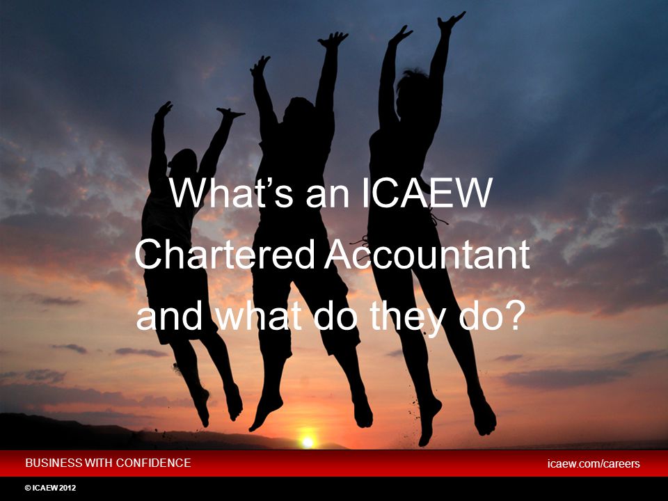 What’s an ICAEW Chartered Accountant and what do they do