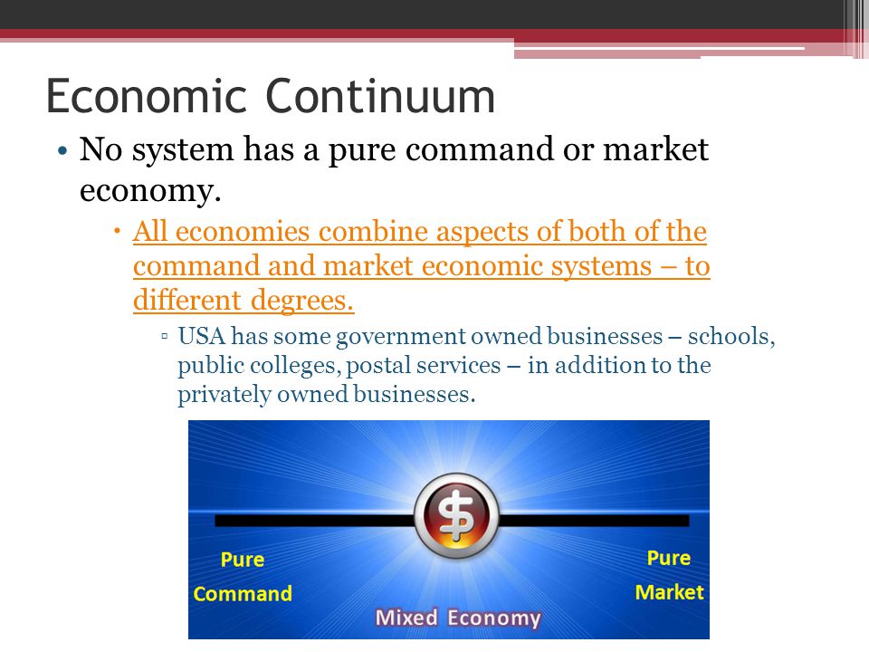 Economic Continuum Chart