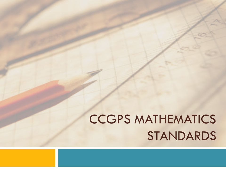 CCGPS Mathematics Standards