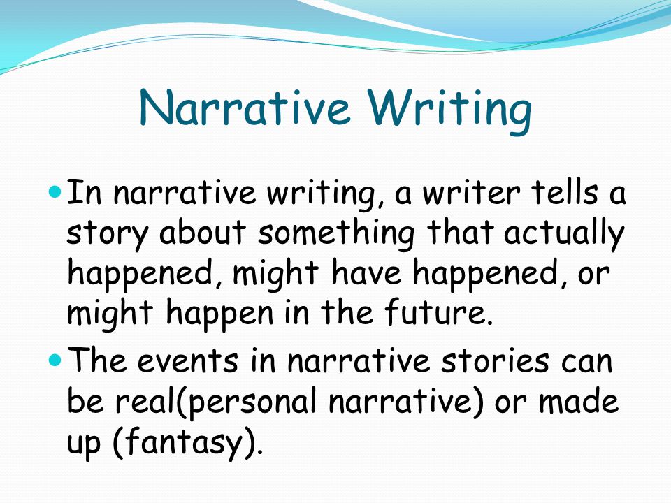 What Is Narrative