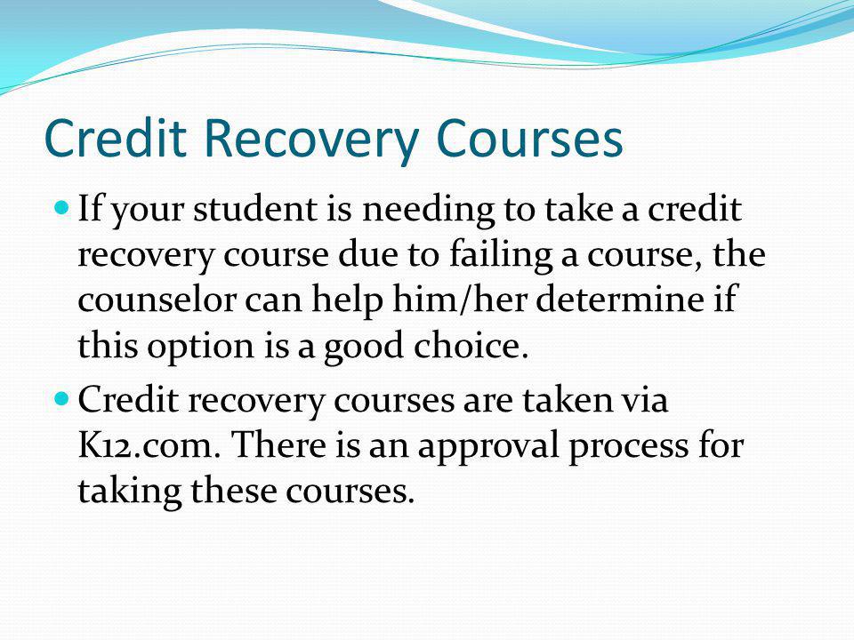 Credit Recovery Courses