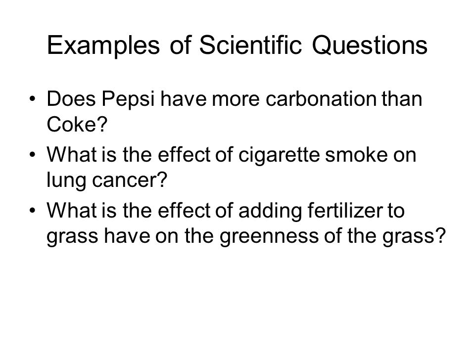 scientific vs non scientific questions ppt video online examples of scientific questions