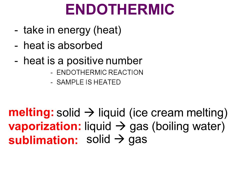 making ice cubes exothermic