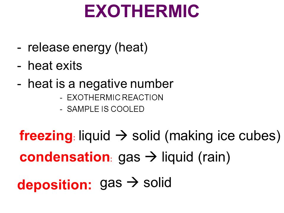 Unit 5 ENERGY 5.4 What are endothermic and exothermic reactions? - ppt  video online download