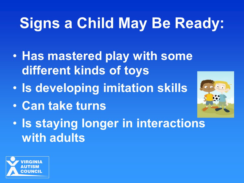 Signs a Child May Be Ready: