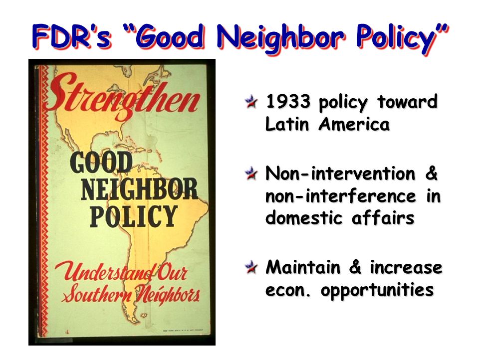 Strengthen good neighbor policy: Understand our southern neighbors