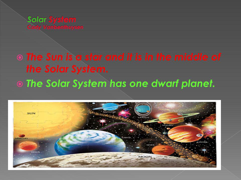 Solar System Cody Vanbenthuysen