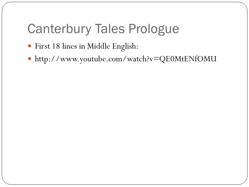 canterbury tales prologue middle english first 18 lines
