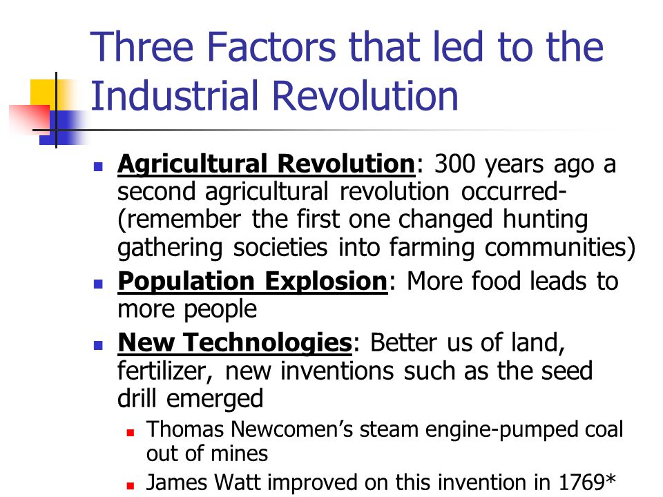 The Industrial Revolution and its Impact on Political Ideas - ppt video  online download