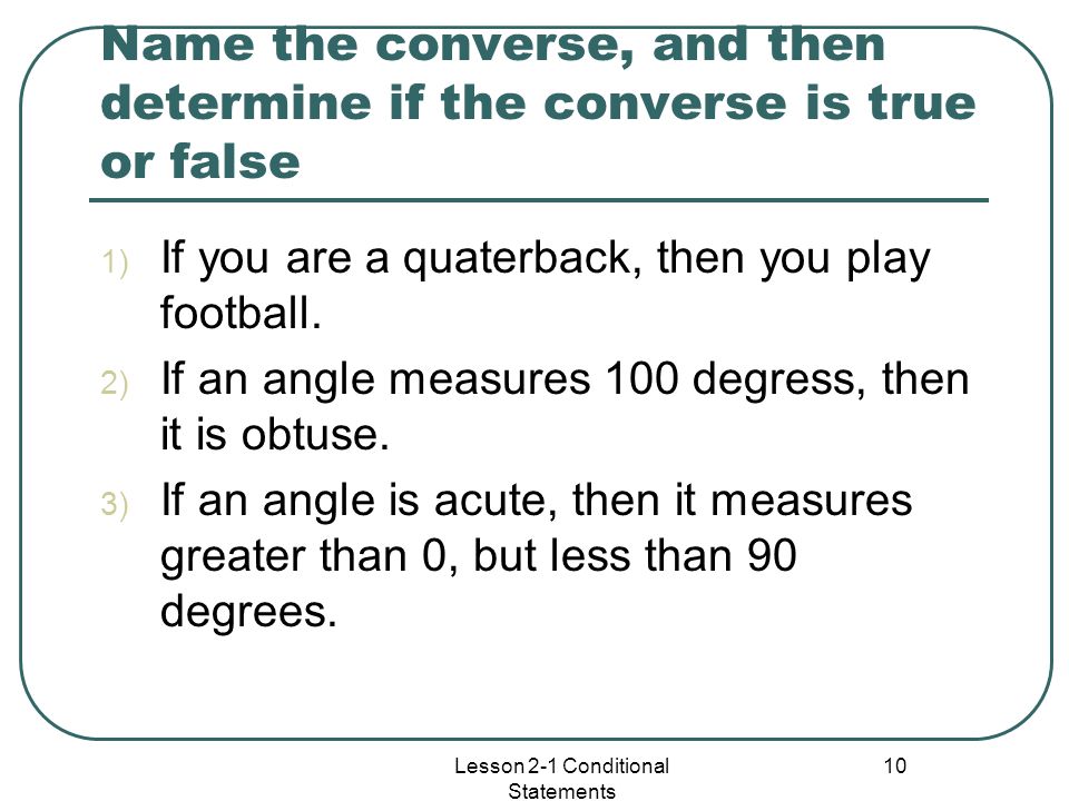 Conditional Statements - ppt video online download