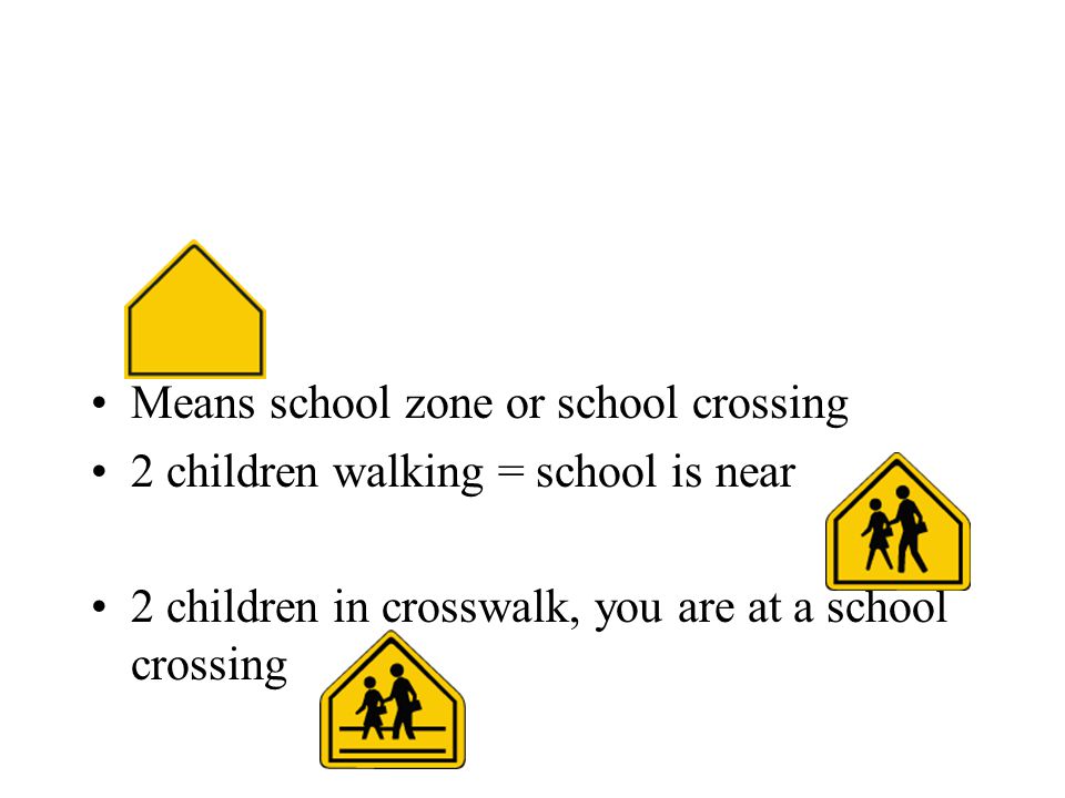 Means school zone or school crossing